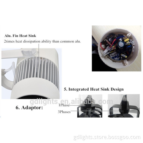 2016 IES File available COB Spotlight LED Ceiling